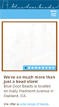 Mobile Screenshot of bluedoorbeads.com